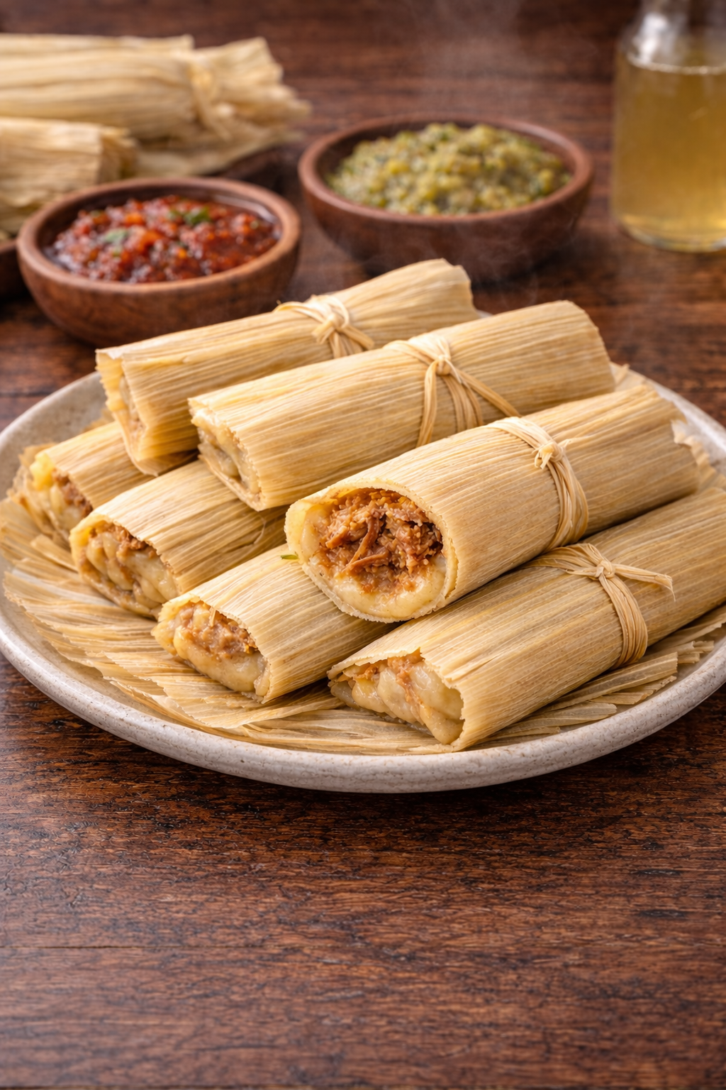 Easy Homemade Tamales with Fresh Corn Masa