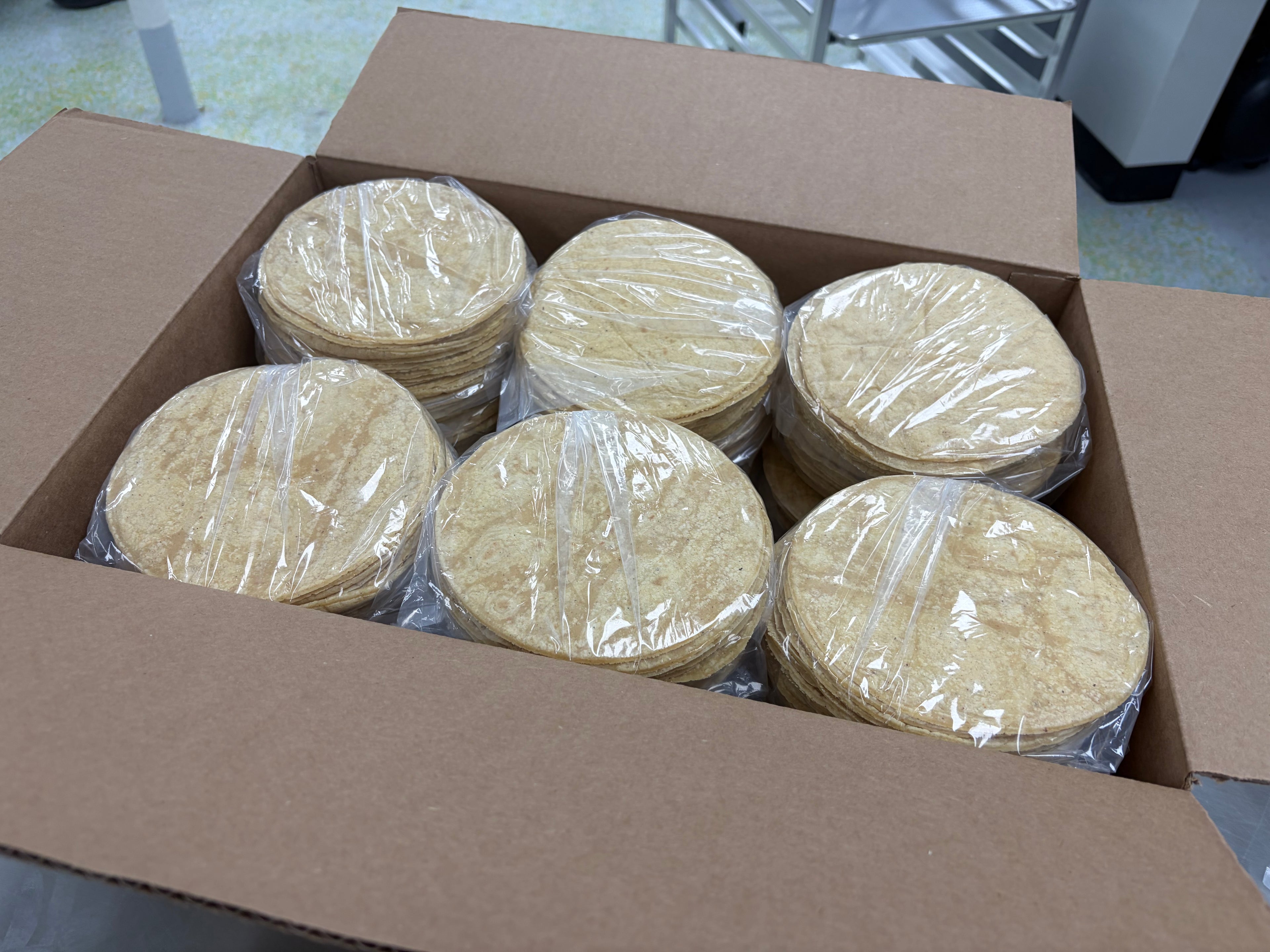 6” Yellow Corn Tortillas – 720 CT Wholesale Box
